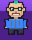 Pixel-Avatar von Jule (studiert, queer) (fiktiv)